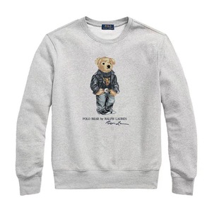 Felpa con girocollo 100% in cotone lavorato a maglia per Ralph Lauren per POLO <span class=keywords><strong>BEAR</strong></span> 24SS con cappuccio da uomo - Product Image 5