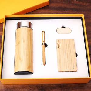 Intelligent Bamboo Thermos Cup and <b>Notebook</b> Gift <b>Set</b> for Christmas Enterprise Business Activities - Product Image 4