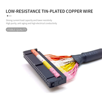 Longitud personalizada 10/16/20/24/26/30/40/50/64 Pin Industrial IDC Cable PLC conector blindado cinta Cable plano para sistema de Control