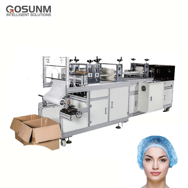 2022 Gosunm New Design High-quality Disposable Full-automatic Non-woven Shower Cap Making Machine