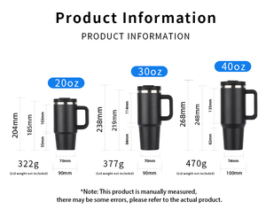 Watersy Popular Promotional Drinkware OEM/ODM 20oz 30oz 40oz Mugs Stainless Steel <b>Straw</b> Set Tumbler Party <b>Cup</b> <b>with</b> Lid and <b>Straw</b> - Product Image 3