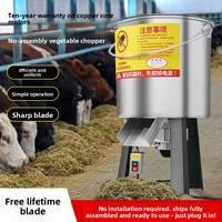 Nouveau hachoir à légumes en acier inoxydable Jianglai, 4 lames, 220V, garantie de 3 mois, pour l'alimentation des poulets et des porcs, usage domestique de petite taille