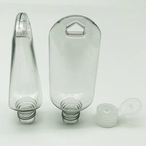 Botella PET de 60ml con Clip de Metal, embalaje con forma de cilindro portátil para desinfectante de manos, champú, crema, tapón de rosca, cuentagotas para viajes - Product Image 3
