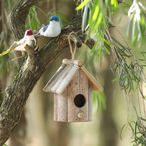 鸟屋木制耐用经济实用畅销蓝鸟屋乡村木制鸟屋宠物屋 - Product Image 6