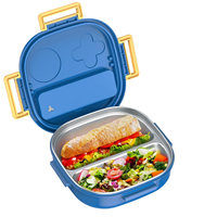 Boîte à lunch isotherme séparée en acier inoxydable 304 pour enfants et bébés de 550 ml
