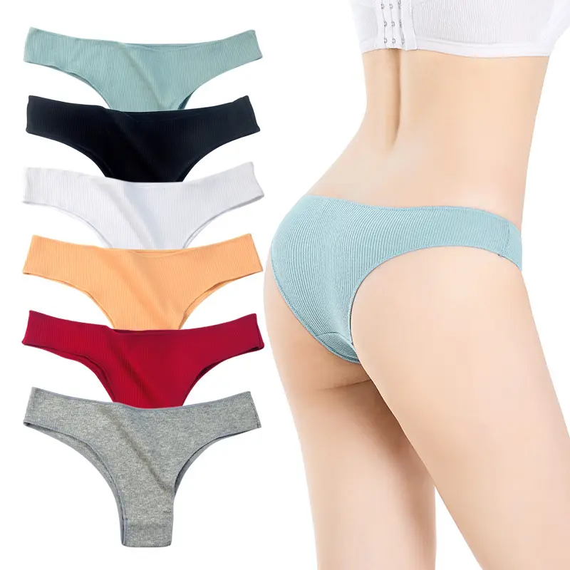 Women's Cotton G-string Thong Panties String Underwear Women Briefs Sexy Lingerie Pants Intimate Ladies Seamless for Women