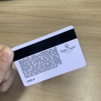 Carte de membre PVC Cr80 personnalisée carte vip en plastique feuille d'or