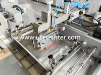 UGS260 machine de sérigraphie d'étiquettes en tissu de vêtement pour la sangle élastique ruban de satin de coton sergé lanière de ruban élastique