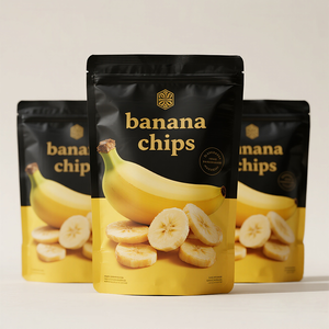 特注印刷食用スナック食品包装枕ポーチ空のプラスチックアルミ箔マイラーポテトバナナチップバッグ - Product Image 6