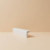 Profilé extrudé en PVC blanc en forme de H - Durable pour la construction, l'extérieur et les applications extérieures