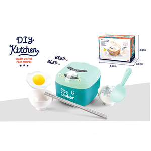 Mini-cuiseur à riz électrique jouet avec lumières et sons, ensemble de jouets de cuisine pour enfants - Product Image 5