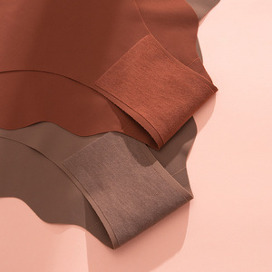 Nouvelles culottes sexy sans couture pour femmes européennes et américaines 2024, avec bord ondulé, pour le sport et le yoga, tentation transfrontalière, culottes chaudes - Product Image 4