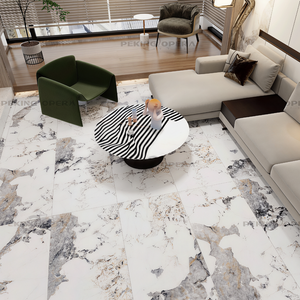 Baldosas de Porcelana Mate de 600x1200mm, Diseño Moderno de Mármol, Imitación Piedra, Antibacterianas, para Habitaciones, Hoteles, Salas de Conciertos - Product Image 3