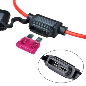 מפעל סונדימו סיטונאי מחזיקי נתיכים 10 גייג' 250V - מחזיק נתיכים מובנה 10 AWG עם נתיכי להב ATC 40 אמפר (פלסטיק ומתכת) - Product Image 3