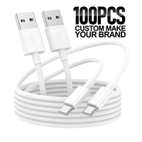 Câble de charge rapide USB-C PD 60W personnalisé en gros pour iPhone 12 13 14 - Câble de données original 1m 2m 3m avec gaine TPE et boîte
