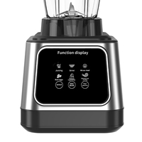 Mixeur Électrique Professionnel Puissant à Usage Commercial, Lames en Acier Inoxydable, Vitesse Variable, 5+ Vitesses, pour Smoothies