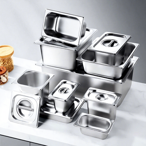 Recipiente Cuadrado de Acero Inoxidable con Tapa, Apto para Microondas, para Helado, Mermelada, Té con Leche - Product Image 4