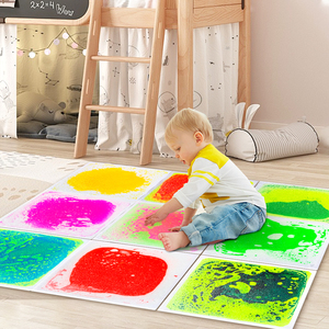 New UV chiếu xạ cảm giác đùn Đồ chơi bóp đồ chơi cho trẻ em trong nhà của phòng trang trí chất lỏng sàn gạch phong cách - Product Image 2