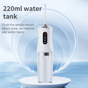 Irrigador Bucal Portátil Inalámbrico 4 en <span class=keywords><strong>1</strong></span> de Alta Presión, Irrigador Eléctrico con Chorro de Agua, Resistente al Agua IPX7, Recargable por USB - Product Image 1