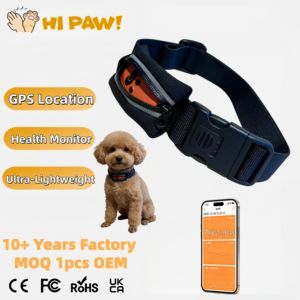 Collier GPS Électrique <span class=keywords><strong>pour</strong></span> Chien avec Fonction de Choc et Suivi par Application Étanche, Traceur de Santé GPS <span class=keywords><strong>pour</strong></span> Chien, Chat et Animaux de Compagnie - Product Image 1