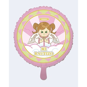 Buon compleanno e Baby Shower con stampa di numerazione a forma di cuore e stella con stampa di numerazione con il mio palloncino da ragazza battesimo da 45cm/18 pollici per eventi - Product Image 1