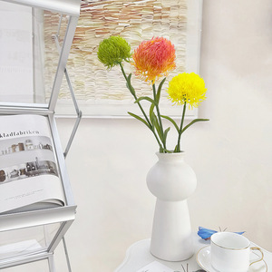 Flores artificiales Meiyu Craft, claveles de un solo tallo, flor decorativa de goma suave para el hogar, accesorios de boda, estilo minimalista - Product Image 2