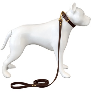 Collar y Correa para Perro de Cuero PU con Logotipo Personalizado, Ajustable, de Lujo, Duradero y a la Moda, OEM - Product Image 2