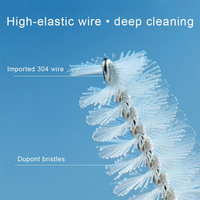 Brosses interdentaires orthodontiques pour appareils dentaires, 5 pièces/blister