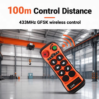 Télécommande sans fil LCC QA600 pour palan, 315/433 MHz, télécommande radio industrielle pour grue