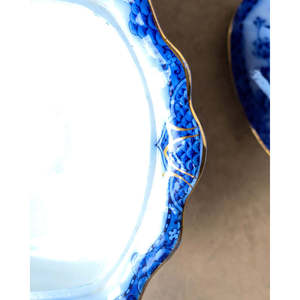 Plato Cuadrado para Verduras de Porcelana Azul Flujo, 27.5cm X 14cm de Altura - Product Image 2