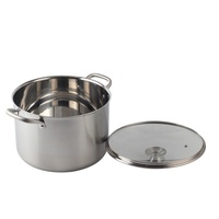 Petite cocotte en fonte, compatible induction, en acier inoxydable triple couche avec couvercle