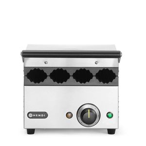 HENDI Griglia a Contatto Commerciale 220-240V/1800W per Hot Dog e Tortillas 385x285x254mm - Product Image 1