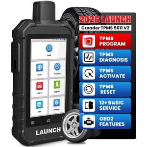 2026 CRT5011 V2 Herramienta de Reaprendizaje TPMS Más Reciente, Activación de Neumáticos por Código OBD2, Lectura/Programación/Reinicio SDK CRT5011 V2 CRT5011E 2024 MÁS RECIENTE - Product Image 1