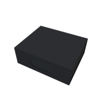 Caja de Regalo de Cartón Rígido de Lujo con Impresión Personalizada, Cierre Magnético Negro Mate, para Empaque de Cosméticos y Cuidado de la Piel