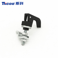 Loquet de compression à levage et rotation avec poignée rotative flexible pour armoire industrielle et porte de camping-car