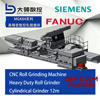 Rectificadora de Rodillos CNC de Alta Resistencia DL MGK84, Longitud Máxima 12m, Capacidad 20 Toneladas, Motor de Alta Potencia 45kW, Acabado Espejo Ra 0.1um, 1 Año de Garantía