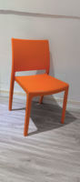 Fauteuils de salon d'extérieur en plastique ergonomiques, légers et robustes, style français moderne, colorés et imperméables, vente en gros