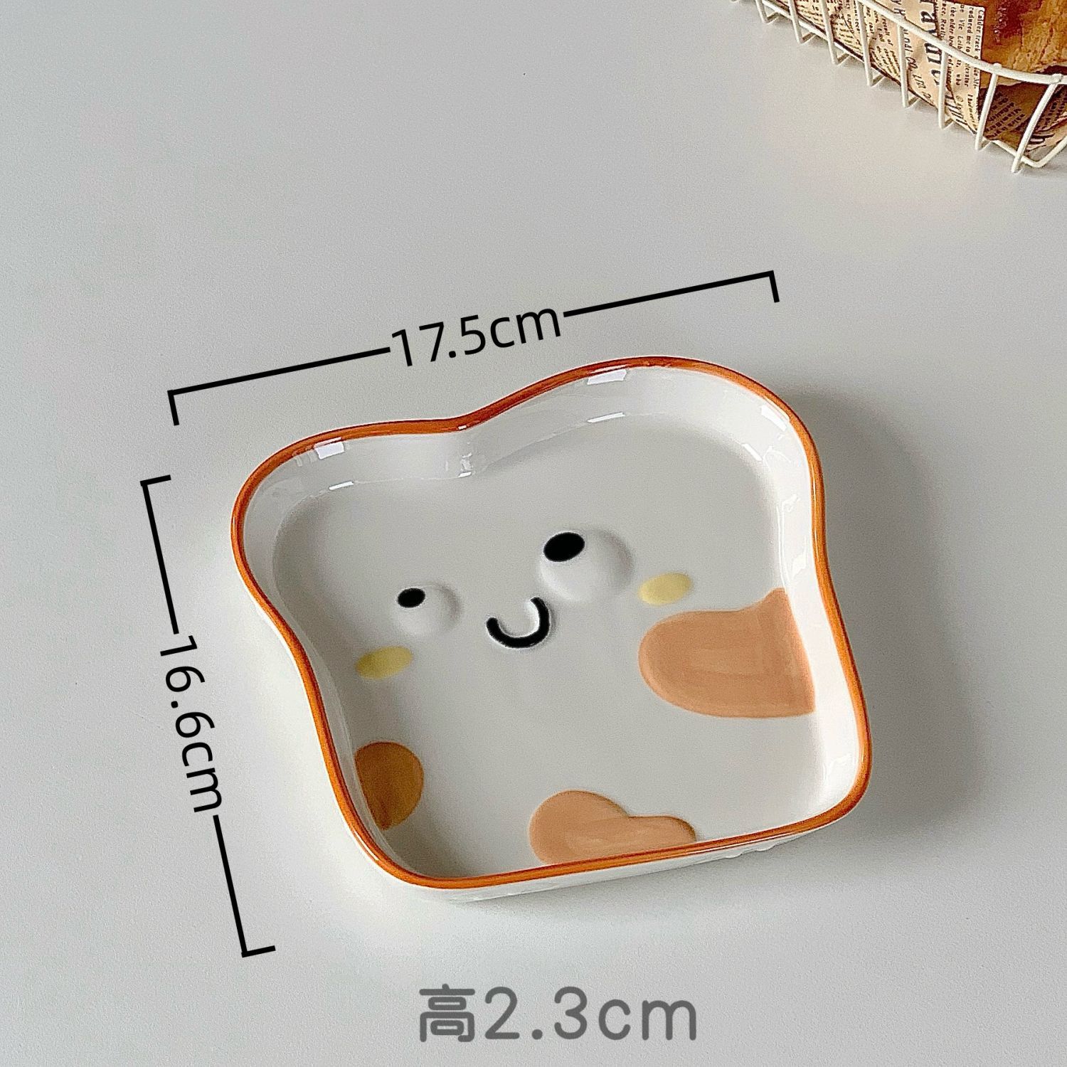 Pan diario-bandeja tostada cuadrada [50 piezas/caja]