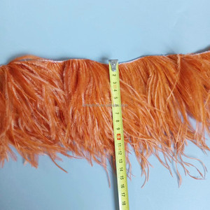 Frange en plumes d'<span class=keywords><strong>autruche</strong></span> sur cordon, 6-8 cm, nouveau design, <span class=keywords><strong>prix</strong></span> abordable, haute qualité, pour décorations, directement de l'usine du fabricant - Product Image 3