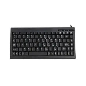 Amazon Gaya Penjualan Laris Pemasok Manufaktur Keyboard Kabel Ramping 88 Tombol Mini Plug And Play Keyboard