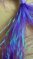 13 Farben Gliss' N Glow Lateral Scale 1mm Breite Gekräuseltes Flashabou Tinsel für Hecht- und Barsch-Fliegen, Süß- und Salzwasser-Streamer, Fliegenbindematerialien