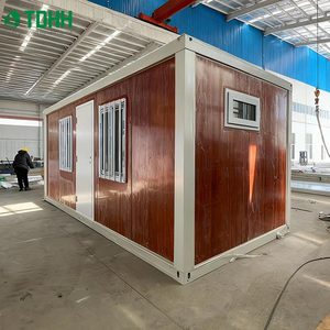 Rumah Kontainer Lipat Gaya Z Prefabrikasi Panel Sandwich Tebal Bangunan Kantor Rumah Mungil Modular Dapat Digunakan Sebagai Kamar Tidur Ruang Tamu - Product Image 3