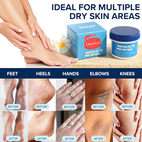 Crème pour les pieds à l'urée pour les talons secs et gercés, les pieds, les genoux, les coudes, les mains, éliminateur de peaux mortes, de cuticules et de callosités, adoucissant pour les ongles des pieds