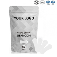 Bandes nasales personnalisables avec logo, patch respirant pour le nez, réduction du ronflement, confort de sommeil, soutien du flux d'air pour adultes, MSDS CE