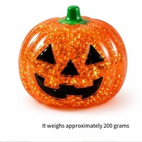 Jouet à presser en TPR de haute qualité en forme de citrouille, doux et élastique, sensoriel anti-stress, thème Halloween, pour adolescents et adultes