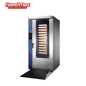 16 khay thương mại lưu thông không khí nóng lò nướng thiết bị kỹ thuật số khí Lò nướng đối lưu với hệ thống hơi nước - Product Image 1