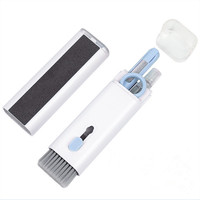 Kit de nettoyage multifonctionnel 7-en-1 stylo casque clavier ordinateur produits numériques outil de brosse de nettoyage avec brosse douce