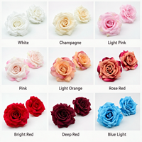 Fleur artificielle en forme de rose rouge pour chaussures, décoration personnalisée pour fêtes de Noël, sandales à talons hauts pour soirées de fin d'année, service personnalisé