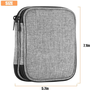 Étui professionnel grande capacité pour aiguilles à tricoter avec <span class=keywords><strong>fermeture</strong></span> éclair, 12+ compartiments, organiseur de voyage pour aiguilles circulaires et droites - Product Image 4