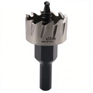 Scie cloche HSS Ttake 38 mm fabriquée en Italie pour le perçage du métal et du bois - Product Image 2